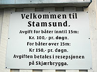 Stamsund: De nye takstene p gjestebrygga. Foto: Bent Svinnung