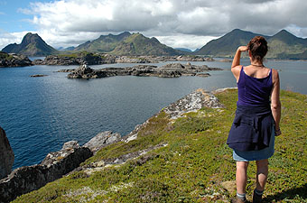 sya. Utsikt vestover mot Ureberget. Foto: Bent Svinnung