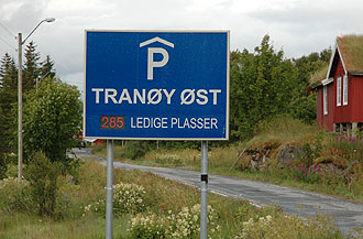 Trany st parkeringsanlegg - kunstverk Trany, Hamary Foto: Bent Svinnung